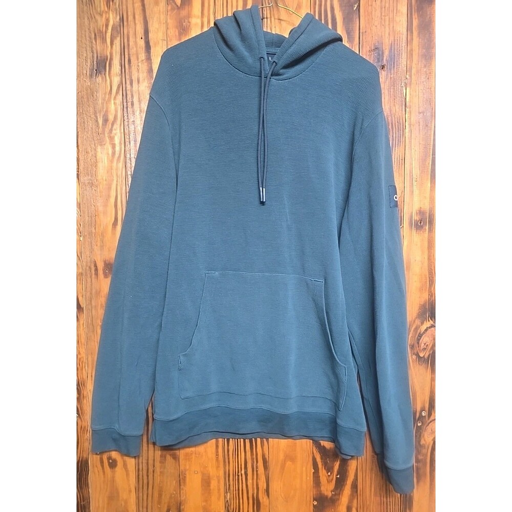 Alo Yoga Women's Micro Waffle Fast Break Hoodie Green, Large